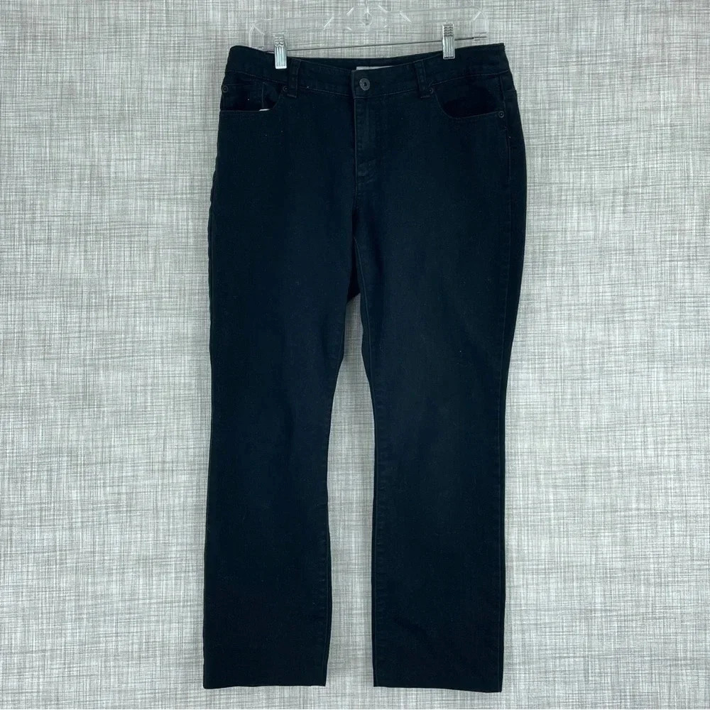Chico's Platinum Denim Womens Size 0.5 (6) altered hem Jeans 2634